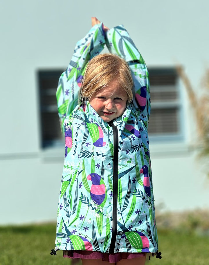 Raincoat Lorikeets in the Melaleucas Kids