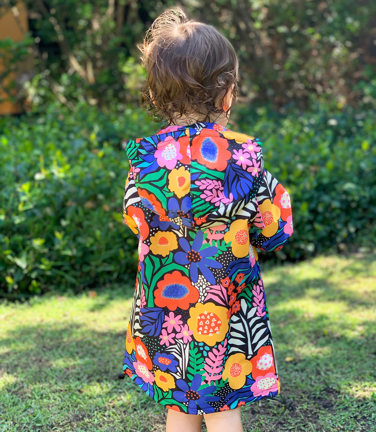 Raincoat: Flower Collage Kids