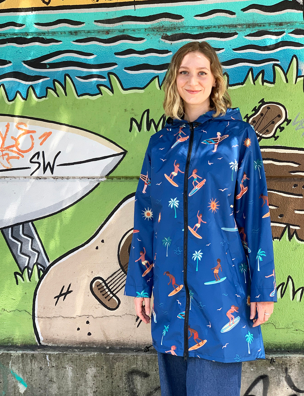 Raincoat 70s Surfers