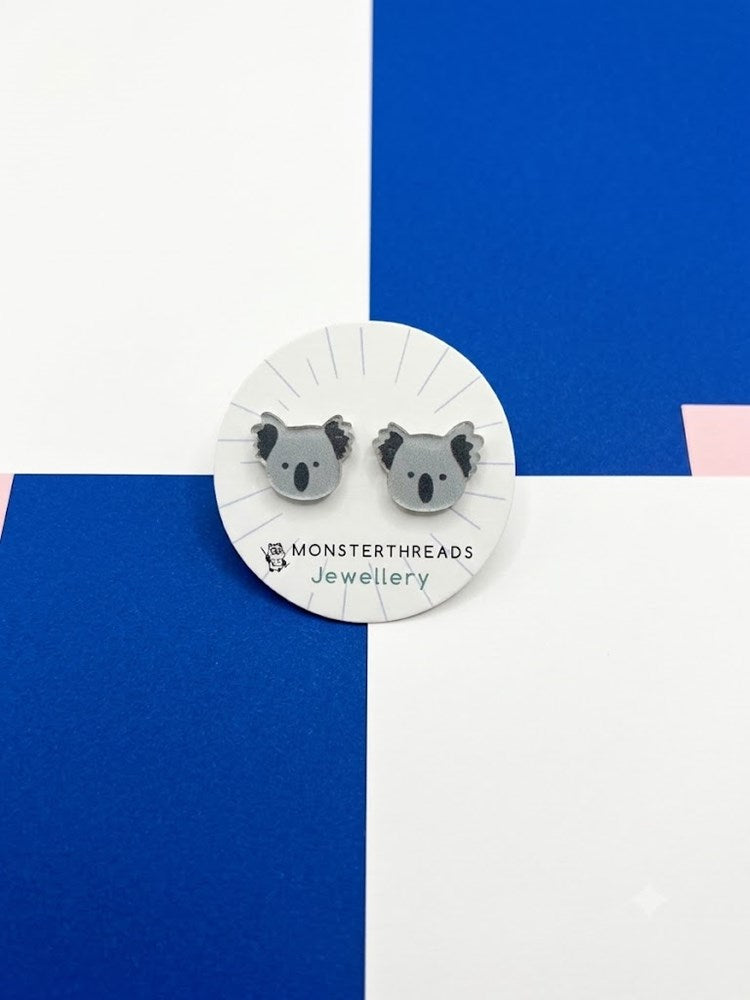 Earring Studs: Koalas