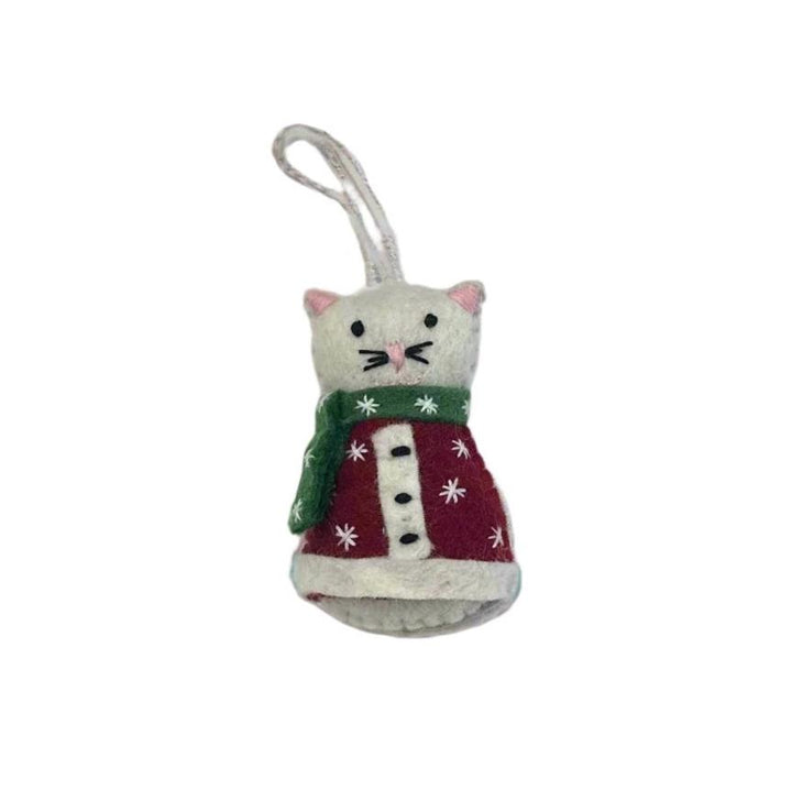 Pashom: Xmas Ornament Cat Coat White