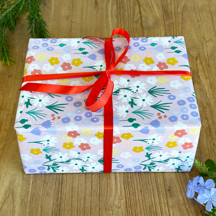 Gift Wrapping Lilac Flowers