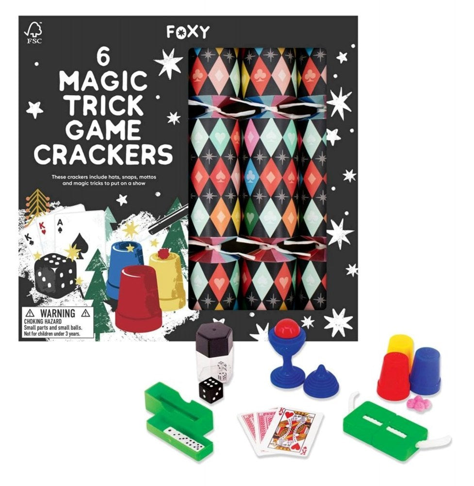 Foxy: Novelty Crackers Abracadabra Magic Trick Game - Set of 6