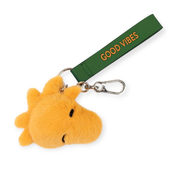 Bon Ton Toys Woodstock ECO Fuzzy Bag Charm - Yellow 9cm