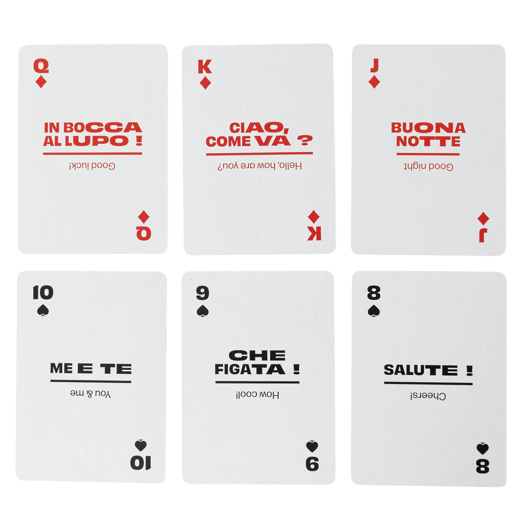 Lingo: Playing cards Italian Wayfarer Tin