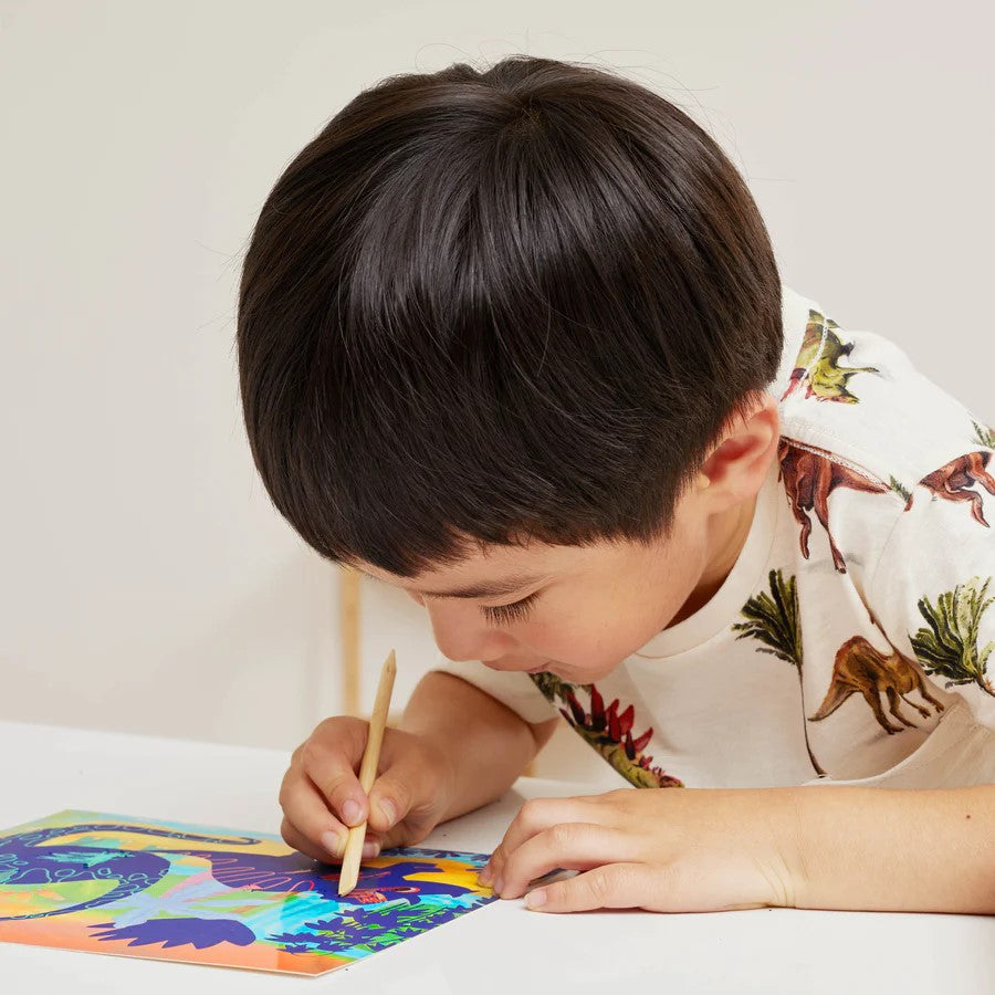 Tiger Tribe: Scratch Art Dinosaurs