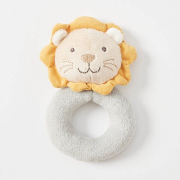 Jiggle & Giggle: Plush Lion Rattle