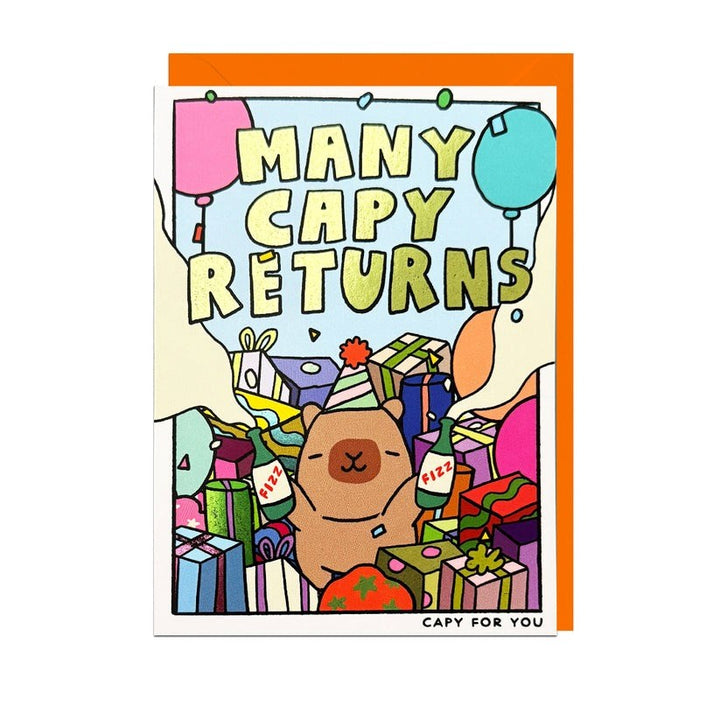 Jolly Awesome: Many Capy Returns Card