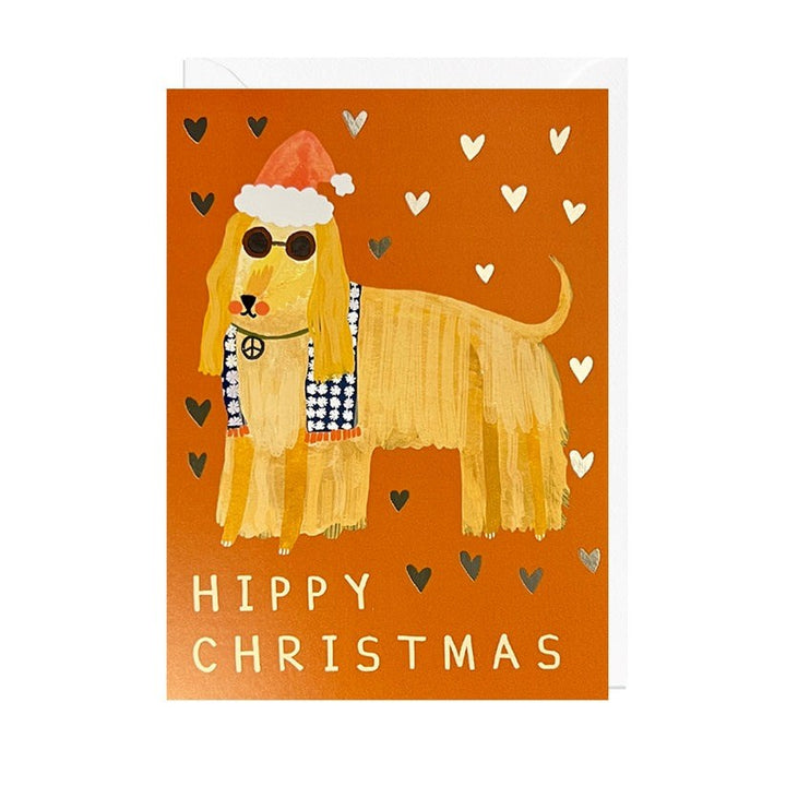 Jolly Awesome: Hippy Christmas Xmas Card