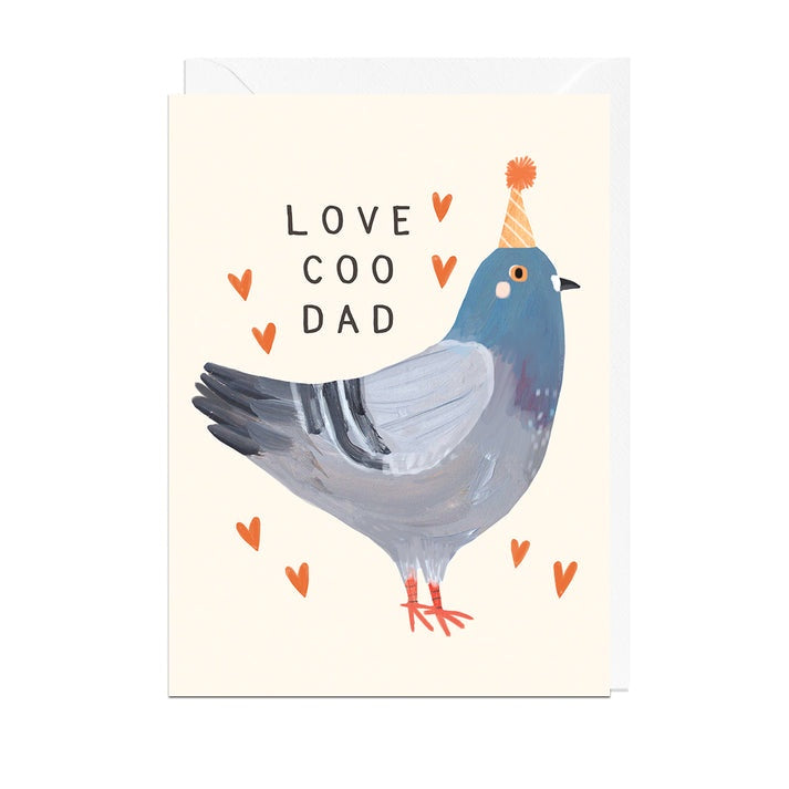 Jolly Awesome Greeting Card - Love Coo Dad