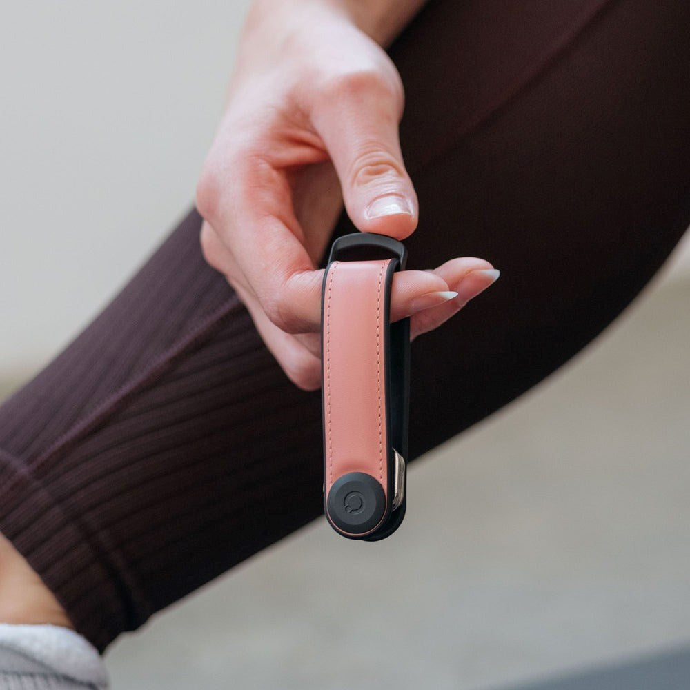 Orbitkey: Key Organiser Hybrid Leather Pastel Pink