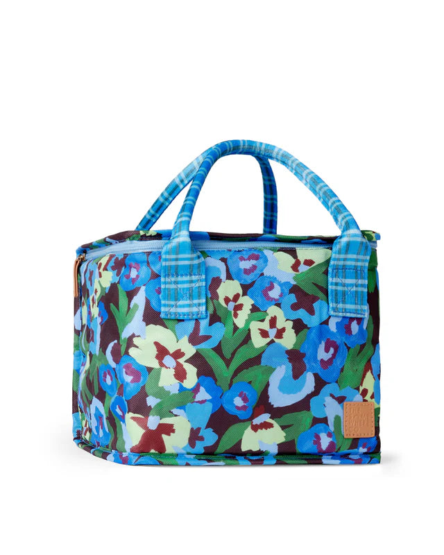 The Somewhere Co: Pansy Patch Lunch Bag