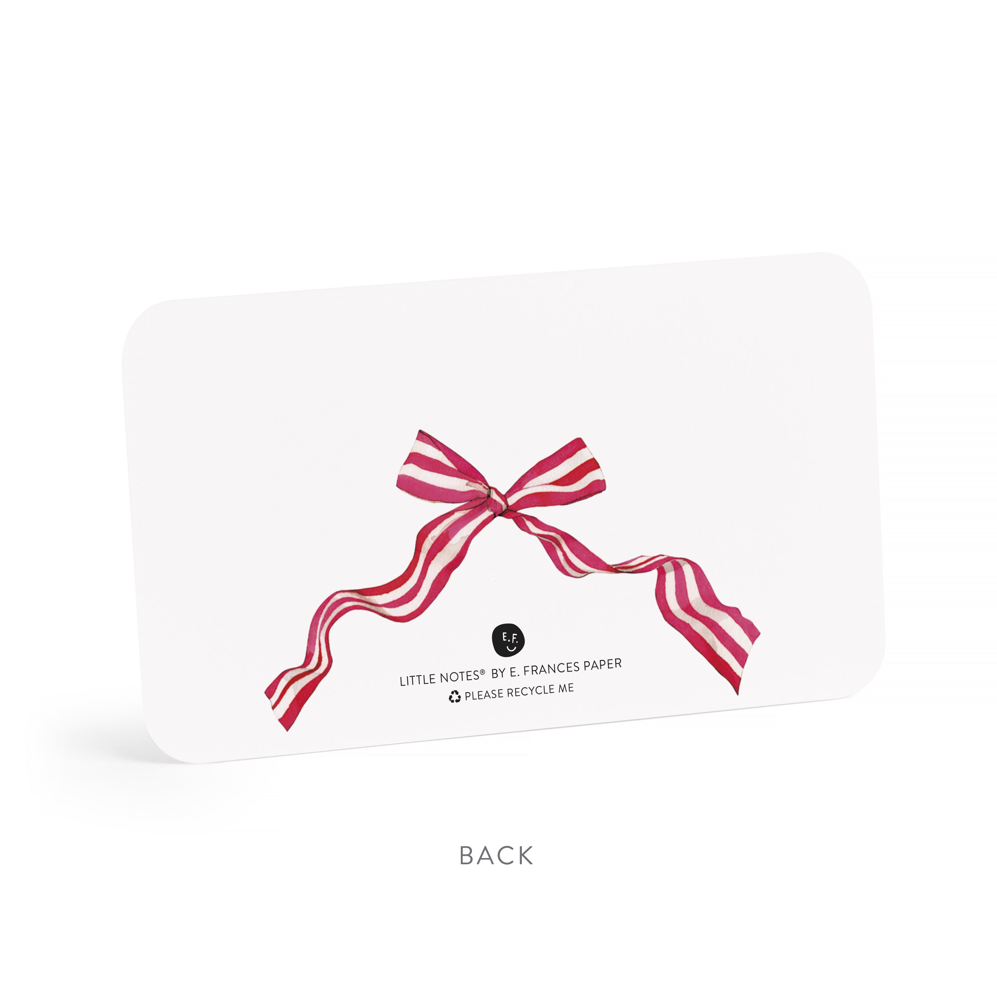 E. Frances Paper Little Notes - Red Ribbon Candy