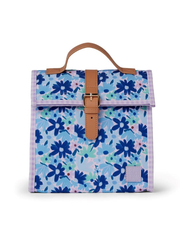 The Somewhere Co: Blue Meadow Lunch Satchel