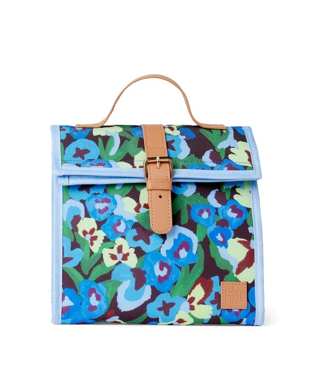 The Somewhere Co: Pansy Patch Lunch Satchel
