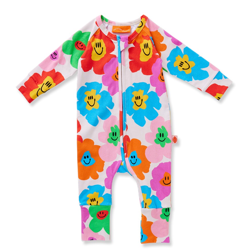 Halcyon Nights: Long Sleeve Romper Hej Blomma!