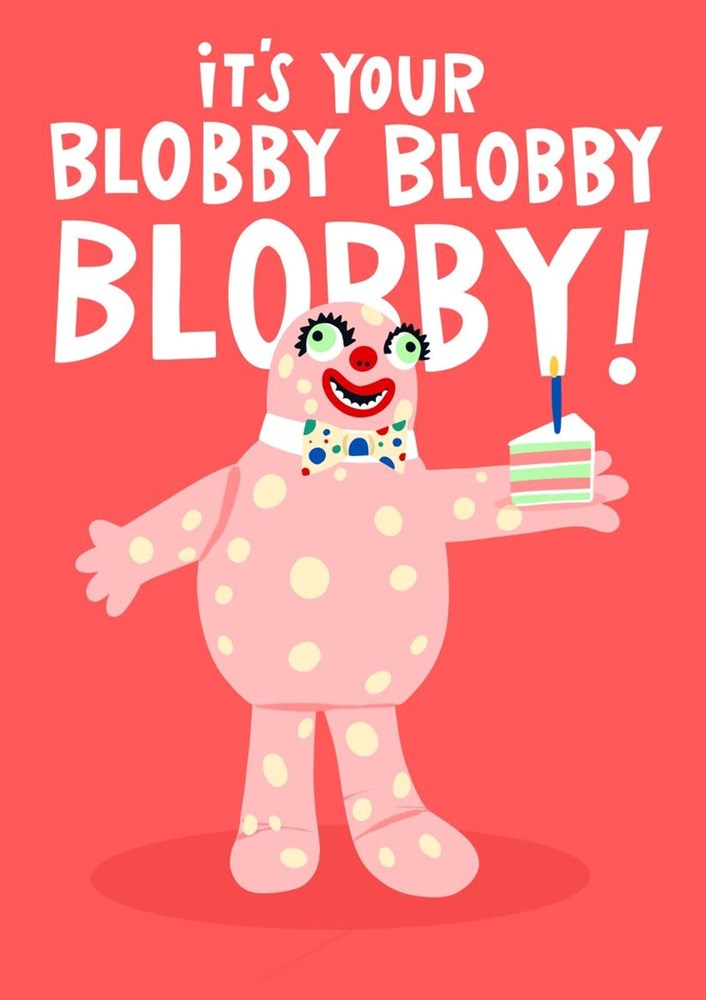 Lucy Maggie: Blobby Card