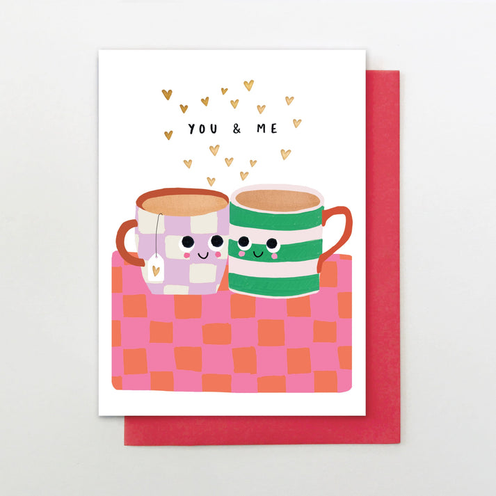 Stop The Clock: Mugs You & Me Card