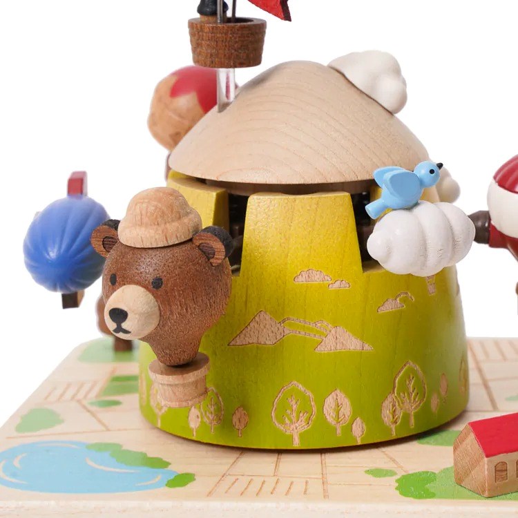 Wooderful Life: Music Box Hot Air Balloon
