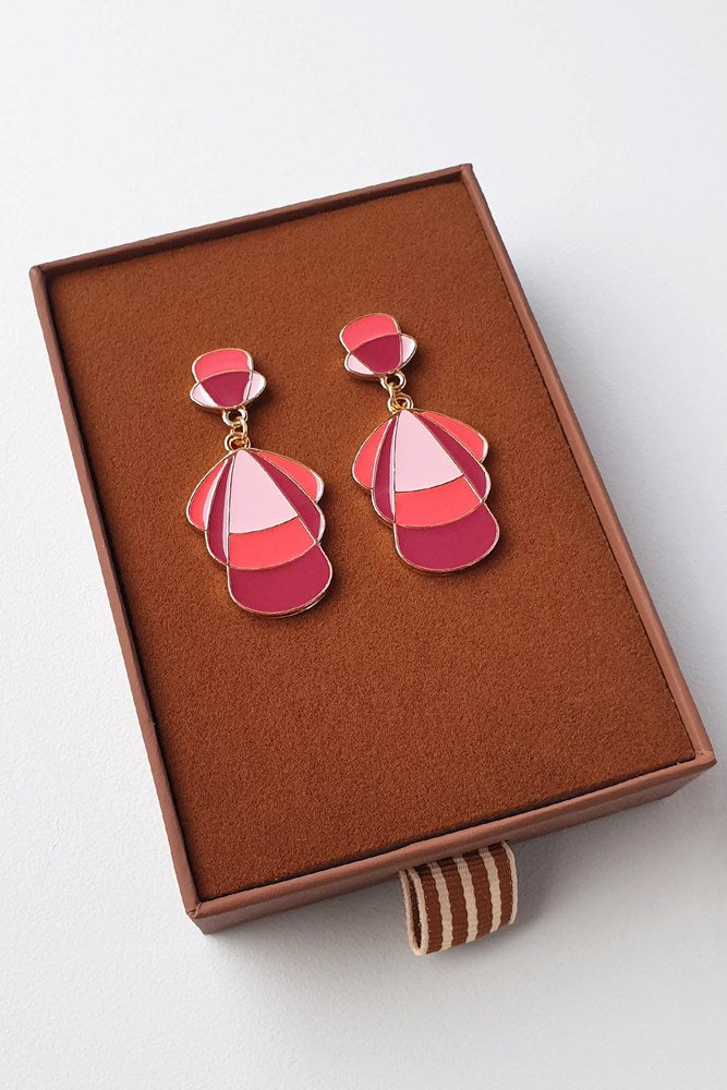 Middle Child: Orpheum Earrings - Red