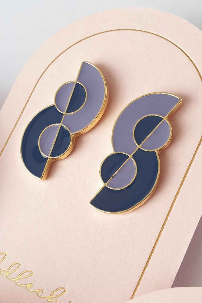 Middle Child: Tidal Studs - Navy