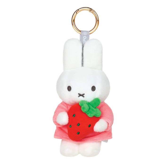 Miffy Keyring: Miffy With Strawberry