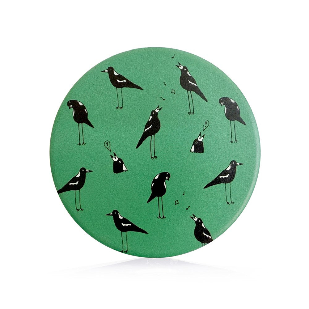 Ceramic Coaster: Magpie