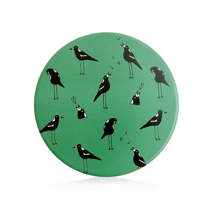 Ceramic Coaster: Magpie