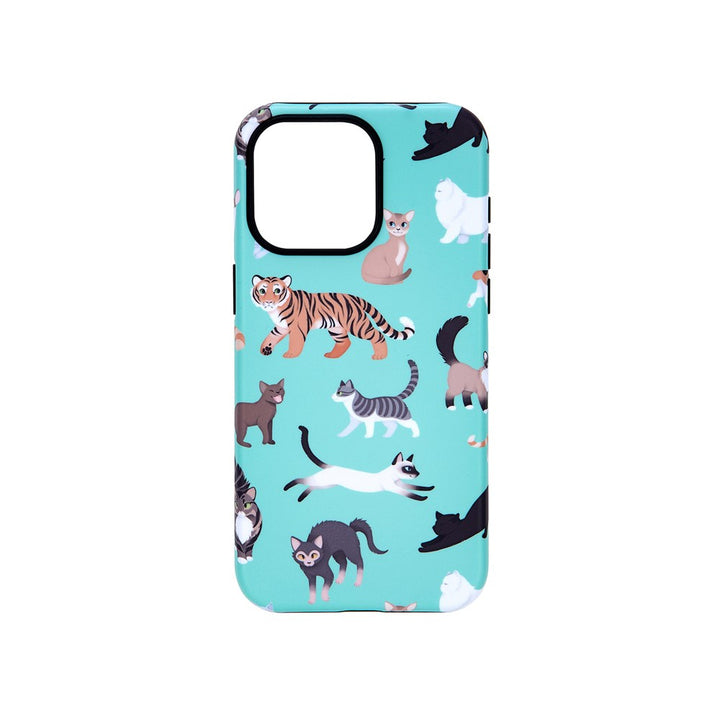 Iphone 15 Pro max Case Clowder of Cats