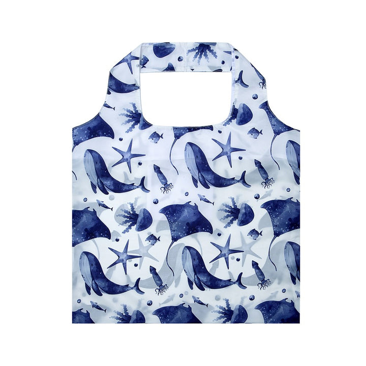 Shopping Bag: Undersea Depths Blue