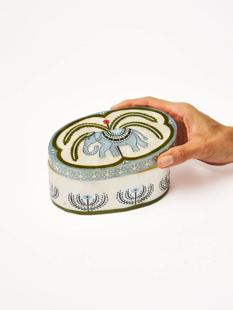 Jones & Co: Samira Large Box Elephant