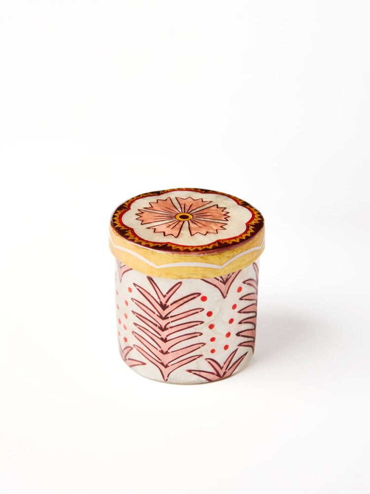 Jones & Co: Samira Tall Box Pink Flower