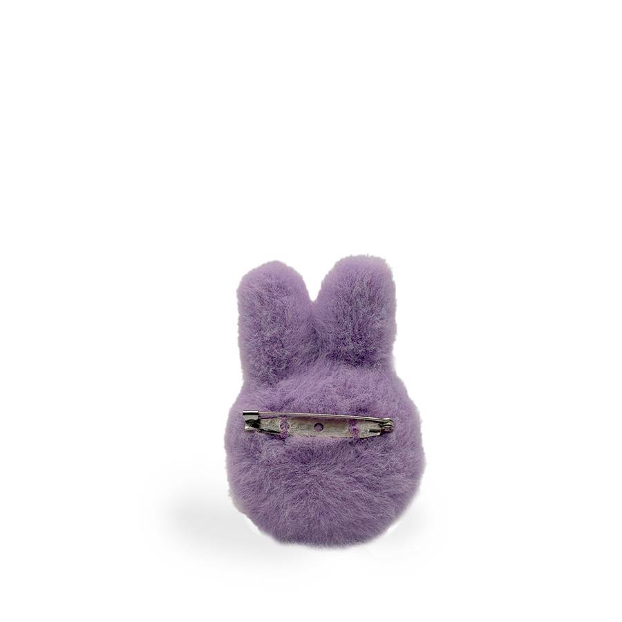 Bon Ton Toys Miffy ECO Fuzzy Brooch in Gift Box - Lilac
