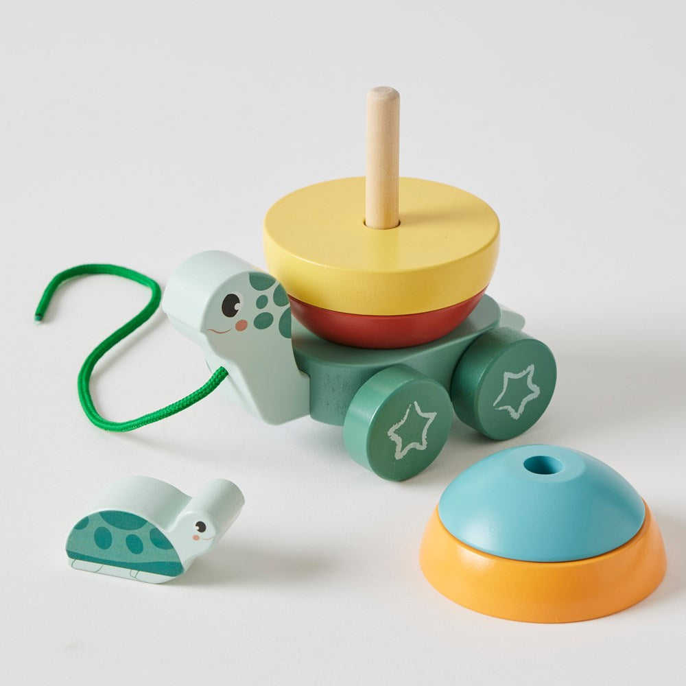 Zookabee: Pull Along Stacking Turtle – Monsterthreads