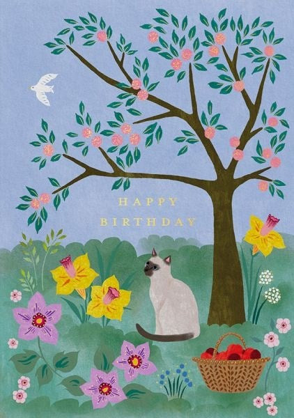 Ohh Deer: Foil Greeting Card Garden Kitty