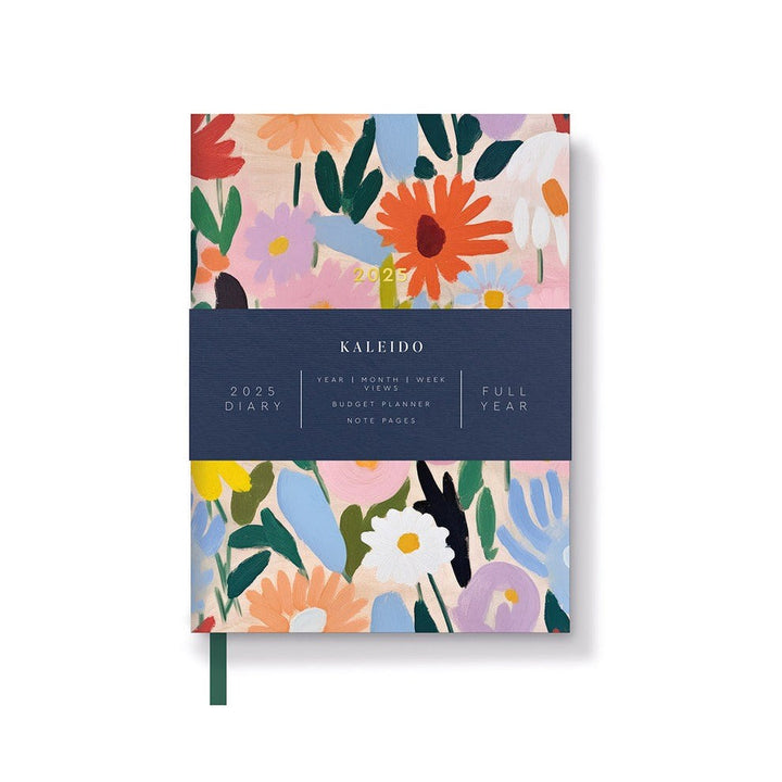 Ohh Deer: Kaleido A6 2025 Diary - Gouache Floral