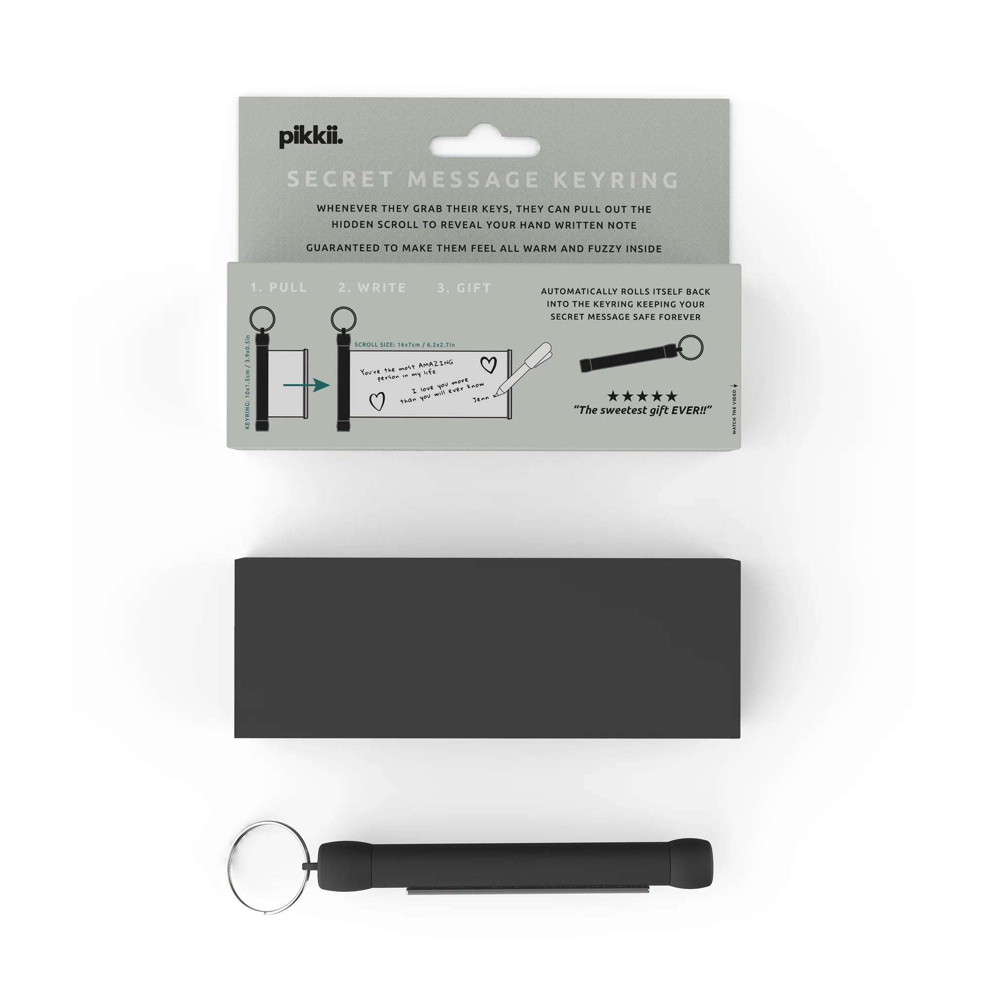 Pikkii: Keyring Secret Message Scroll