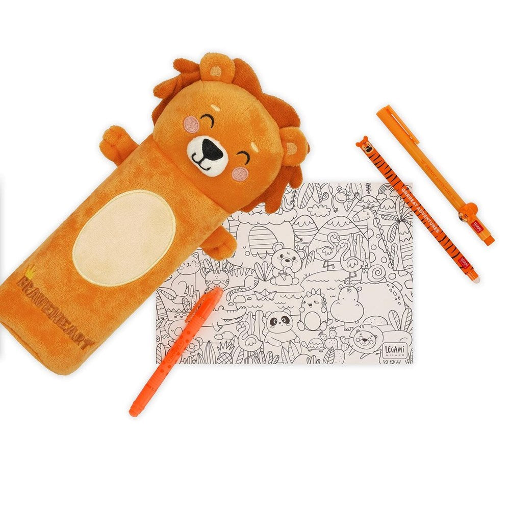 Legami: Plush Pencil Case - Lion