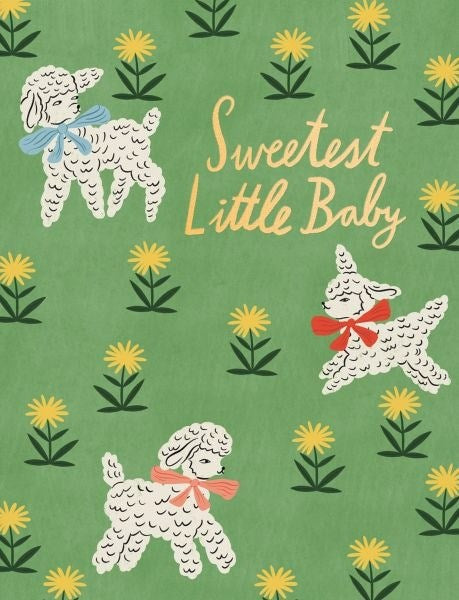 Red Cap: Little Lamb Foiled Greeting Card