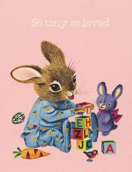 Red Cap: So Tiny, So Loved Greeting Card