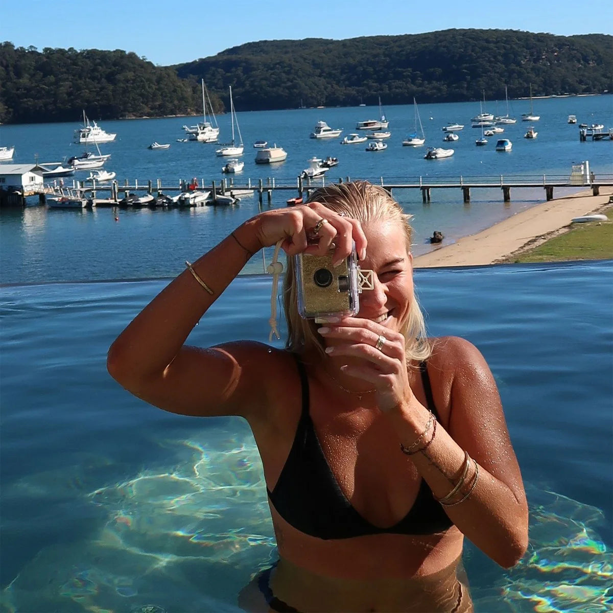 Sunnylife: Underwater Camera - Glitter Gold