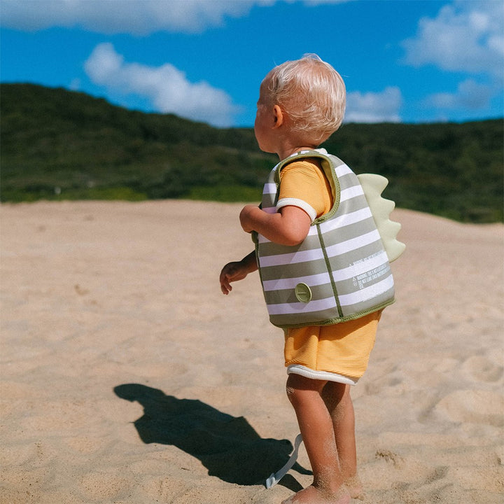 Sunnylife: Kids Swim Vest 1-2 Into the Wild Khaki