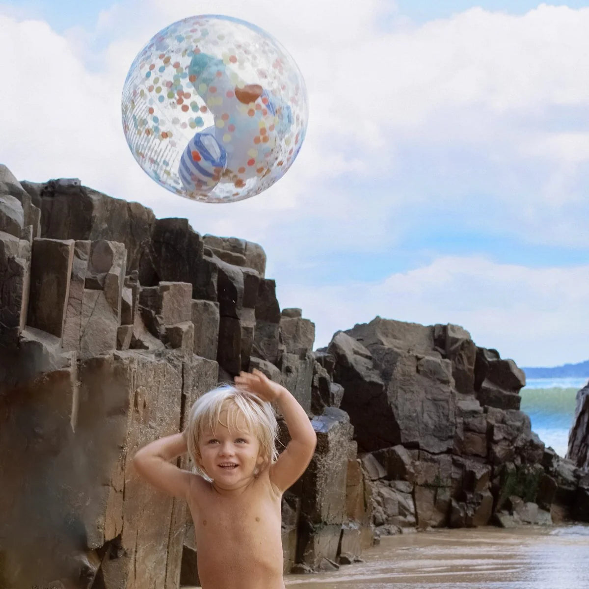 Sunnylife: 3D Inflatable Beach Ball - Sammy the Seagull