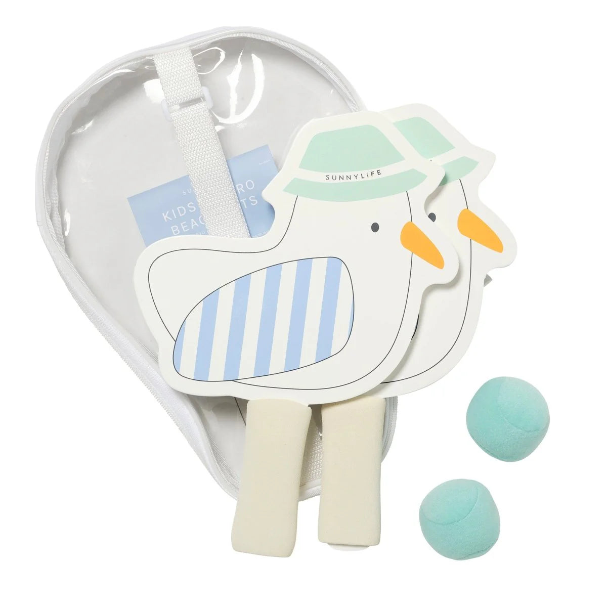 Sunnylife: Kids Velcro Beach Bats - Sammy the Seagull