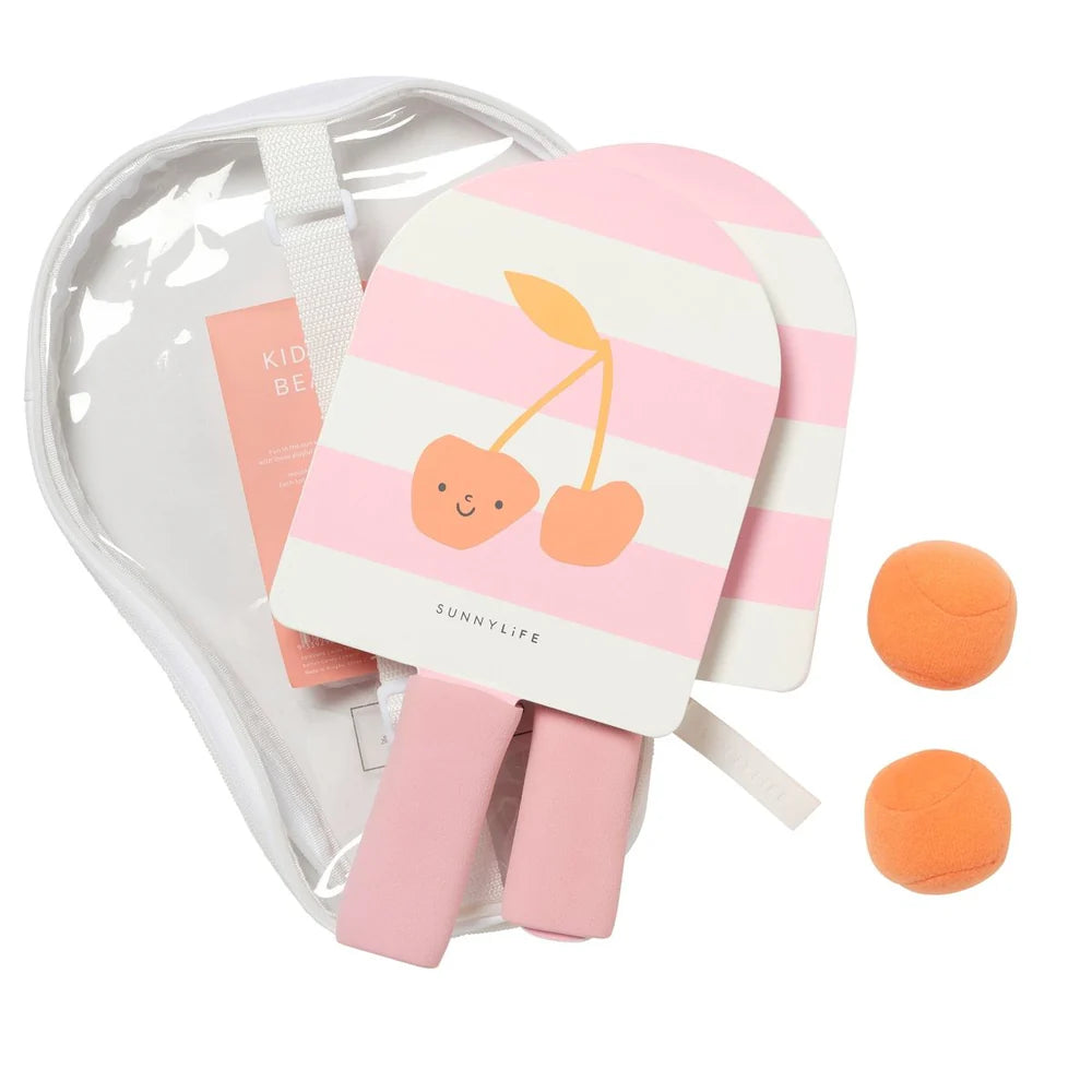 Sunnylife: Kids Velcro Beach Bats - Cotton Candy