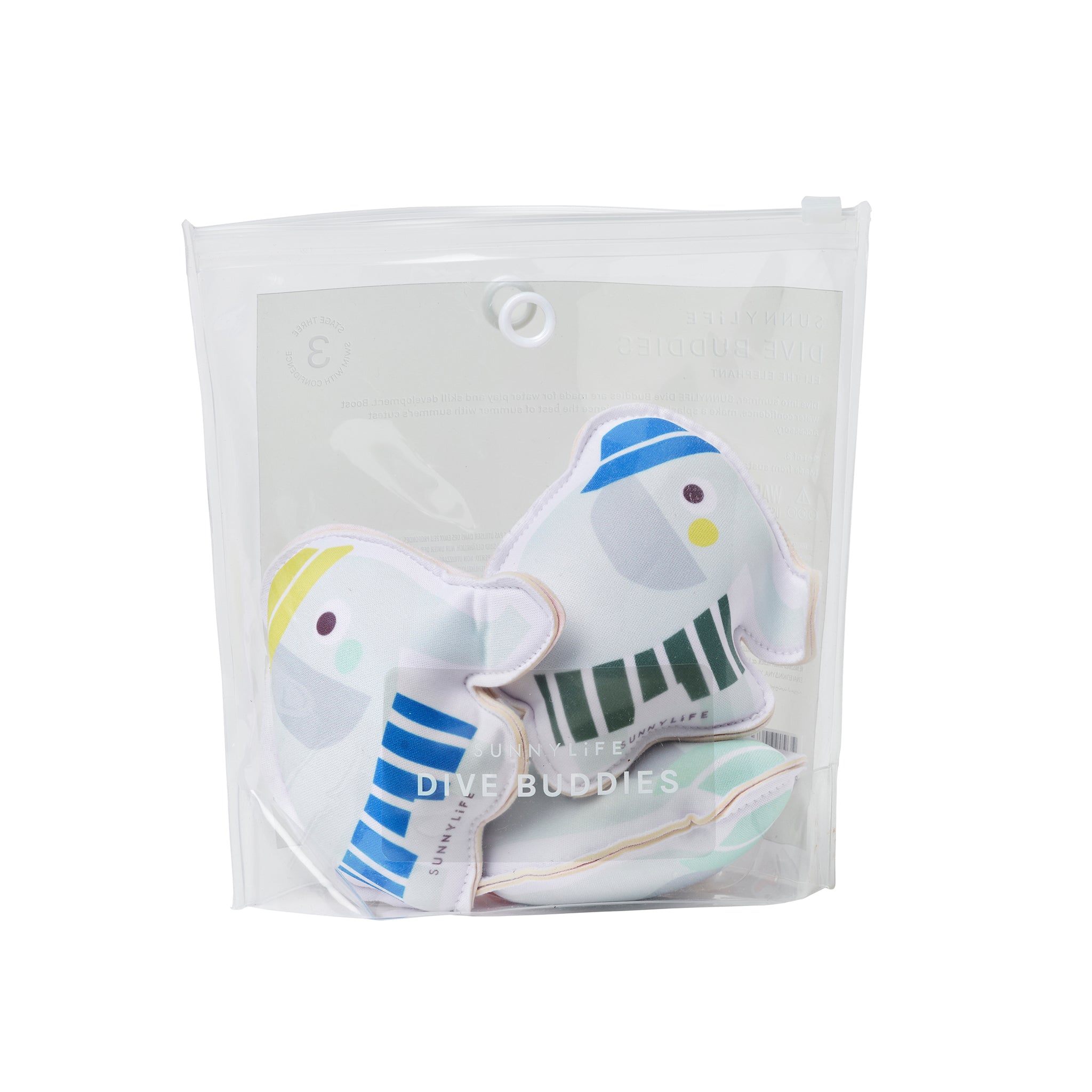 Sunnylife Dive Buddies - Eli the Elephant Set of 3