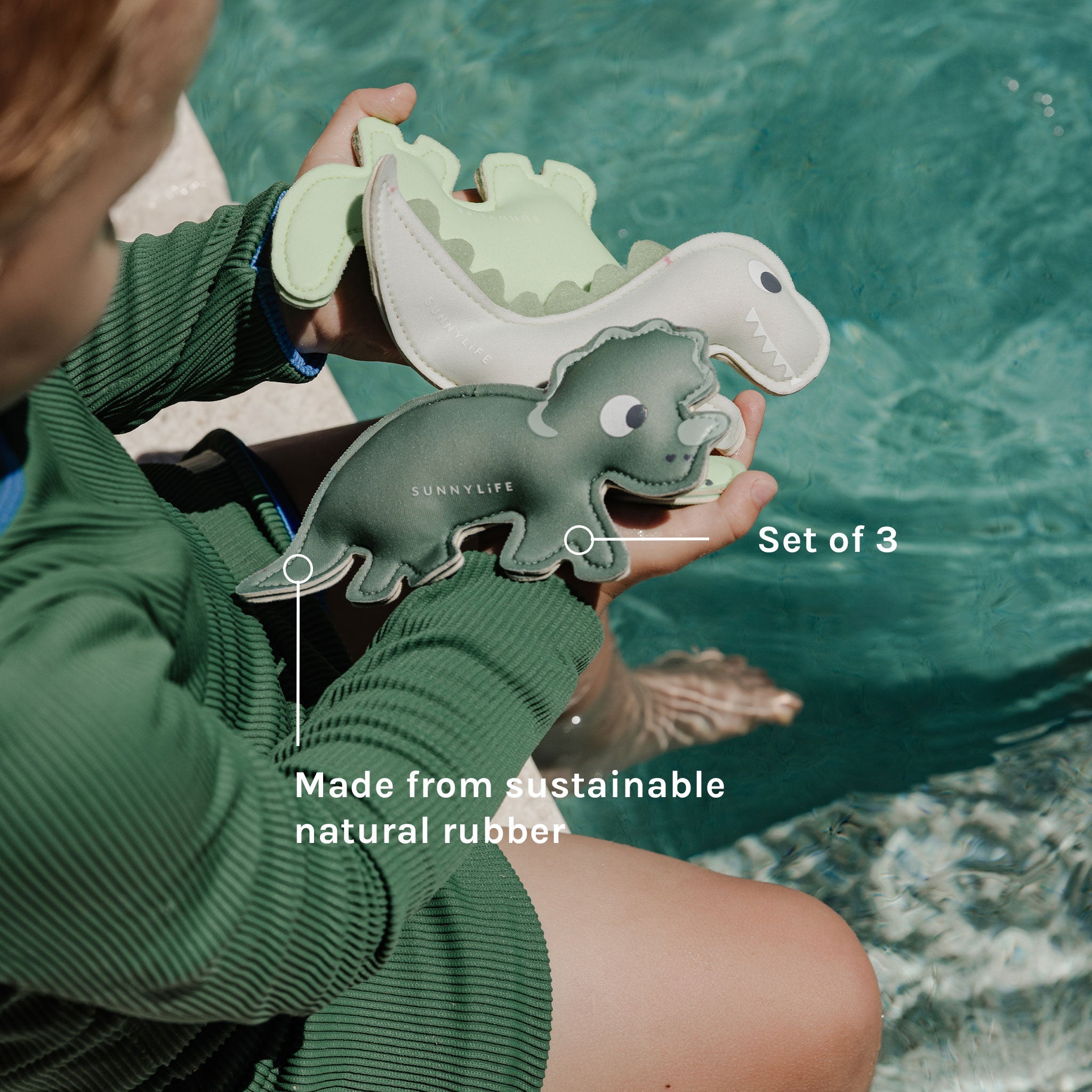 Sunnylife Dive Buddies - Dino Multi Set of 3