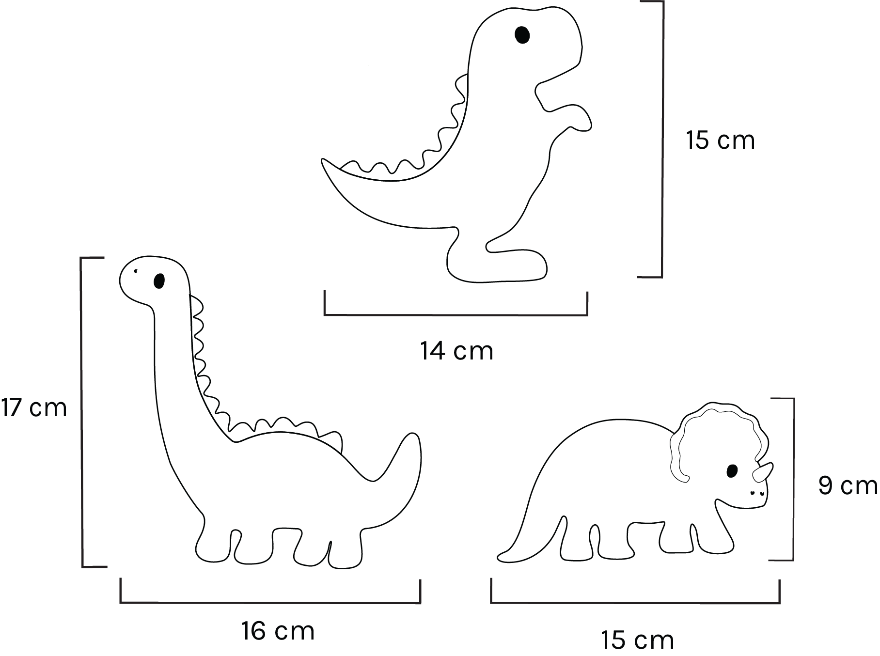 Sunnylife Dive Buddies - Dino Multi Set of 3