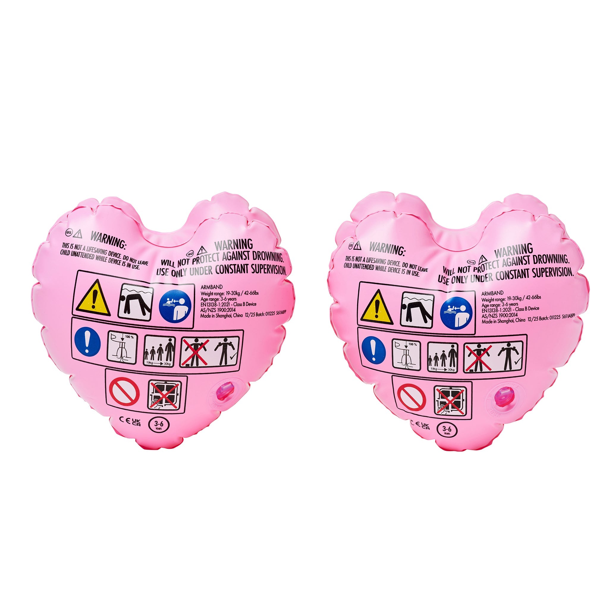 Sunnylife Inflatable Arm Bands - Poppy the Peach Pink