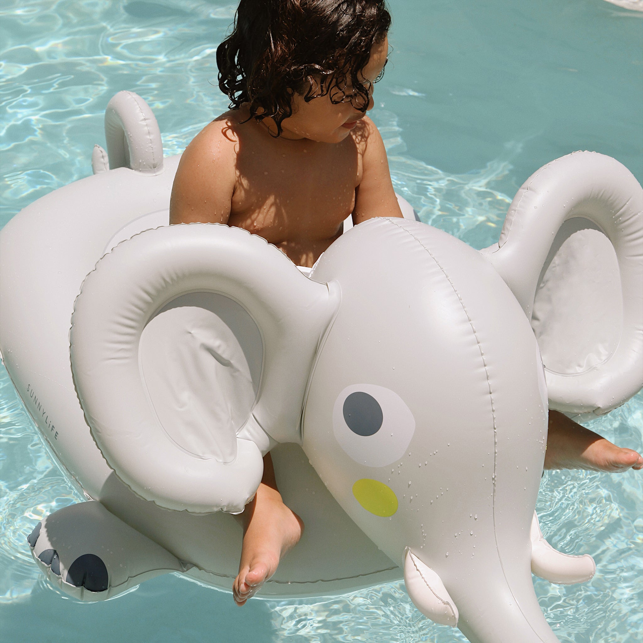 Sunnylife Kids Ride-On Float - Eli the Elephant